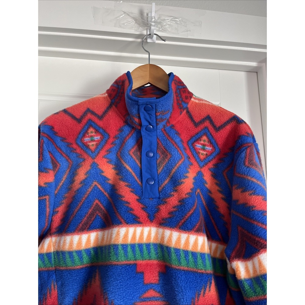 Polo Ralph Lauren Men Colorful Aztec Southwestern Beacon Fleece Sweatshirt M - Picture 7 of 16